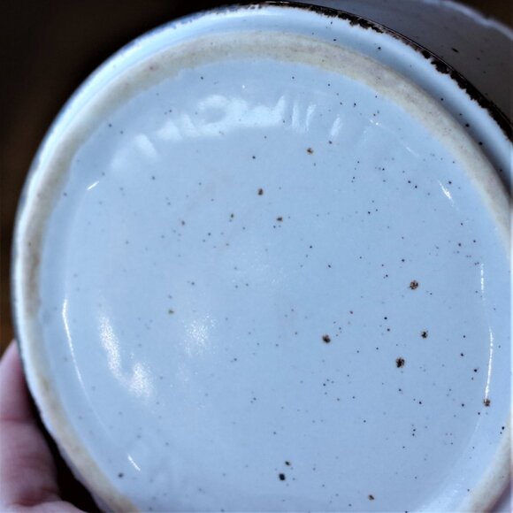 Sugar Bowl Midwinter Stonehenge "Wild Oats" Pattern Wedgwood Potteries Stoneware - Picture 3 of 3